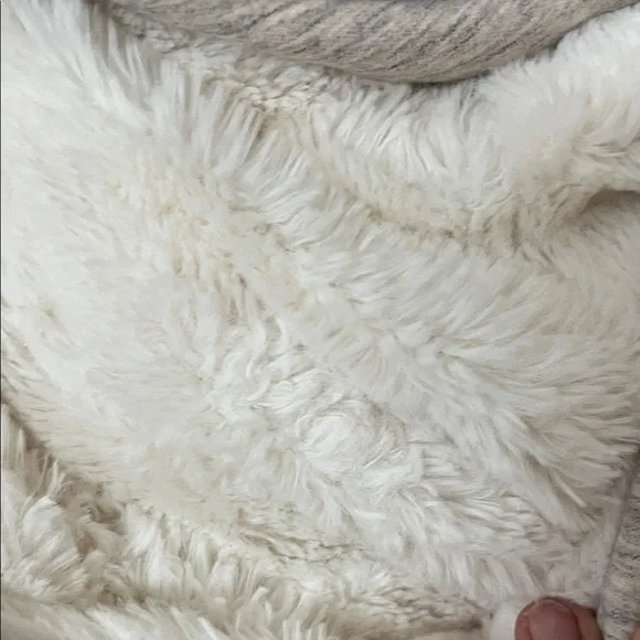 Athleta Cream Sherpa-Lined Hoodie - Picture 4 of 4